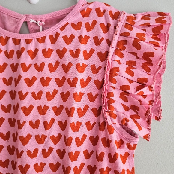 NWT Stella McCartnet Kids Heart Ruffle Shirt Blouse - Picture 2 of 4
